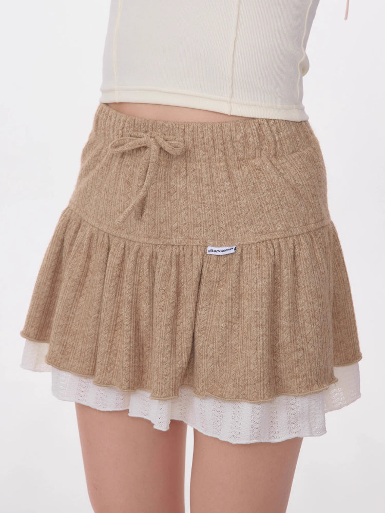 Waist slim cake skirt