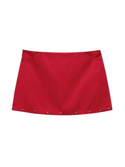 Low waist hip skirt