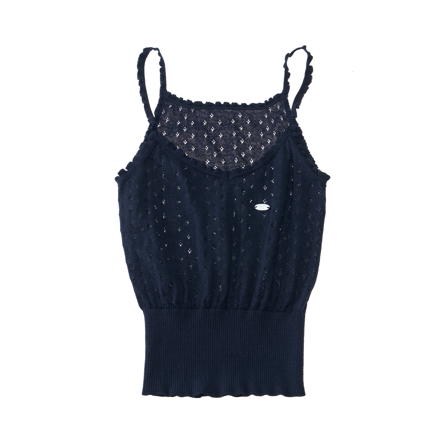 Retro Lace Knitted Vest