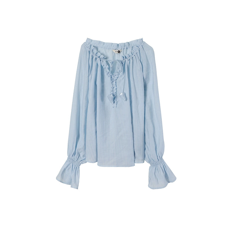 Square Streamer Printed Top