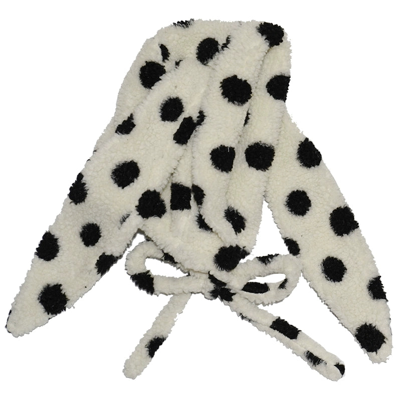 Happy Polka Dot Rabbit Ears Bow Hat