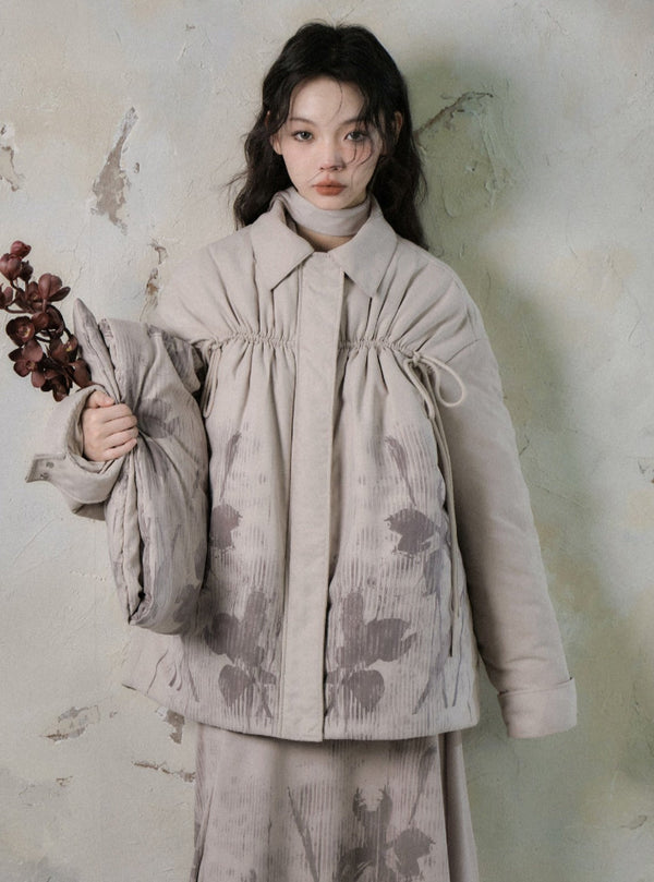 Shirt Collar Short Down Jacket