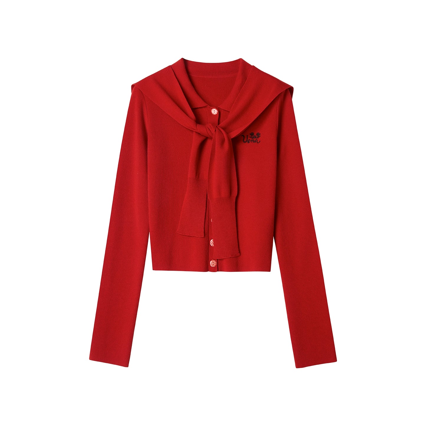 Color-Blocked Wool Top