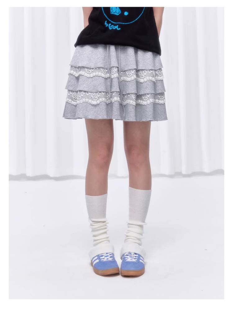 Musical note lace skirt