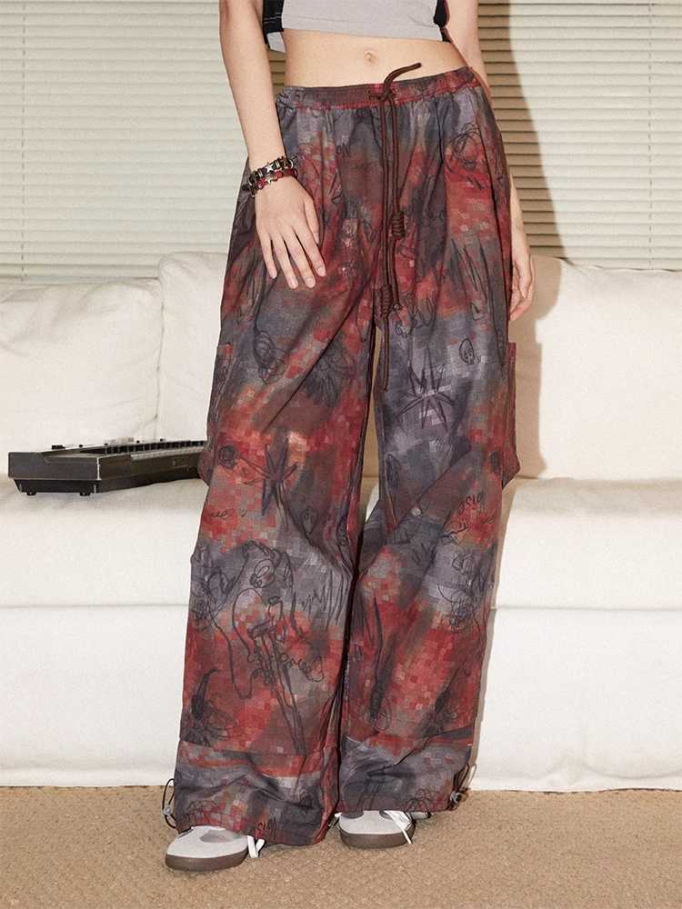 Casual loose printed pants