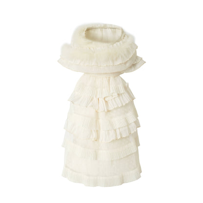 Romantic Lace Layered Scarf