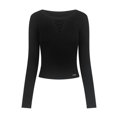 Sweet Strap Slim Knitwear