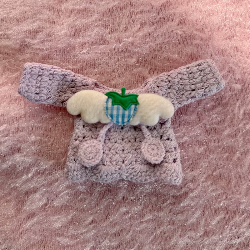 Herbst-Engel gestrickte Haarspange