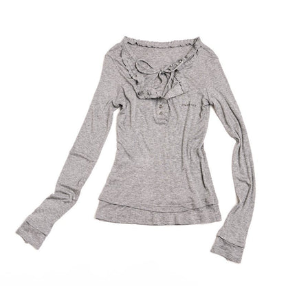 Layered Wave Lace Top