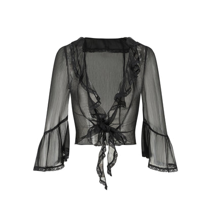 Vintage Lace Halter Dress