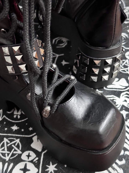 Punk platform shoes