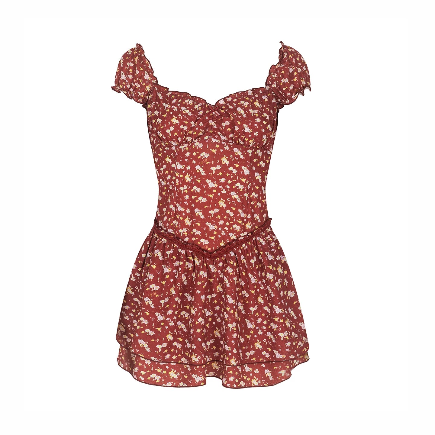 Romantic French Floral Dress