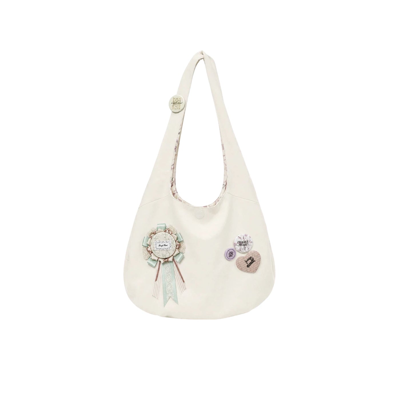 Completo con borsa tote leggera stampata