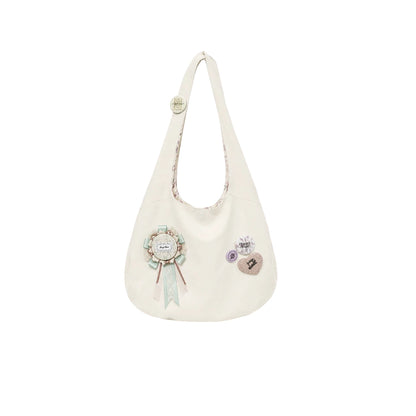 Completo con borsa tote leggera stampata