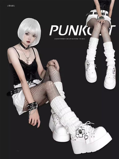 Hot girl original punk style platform shoes