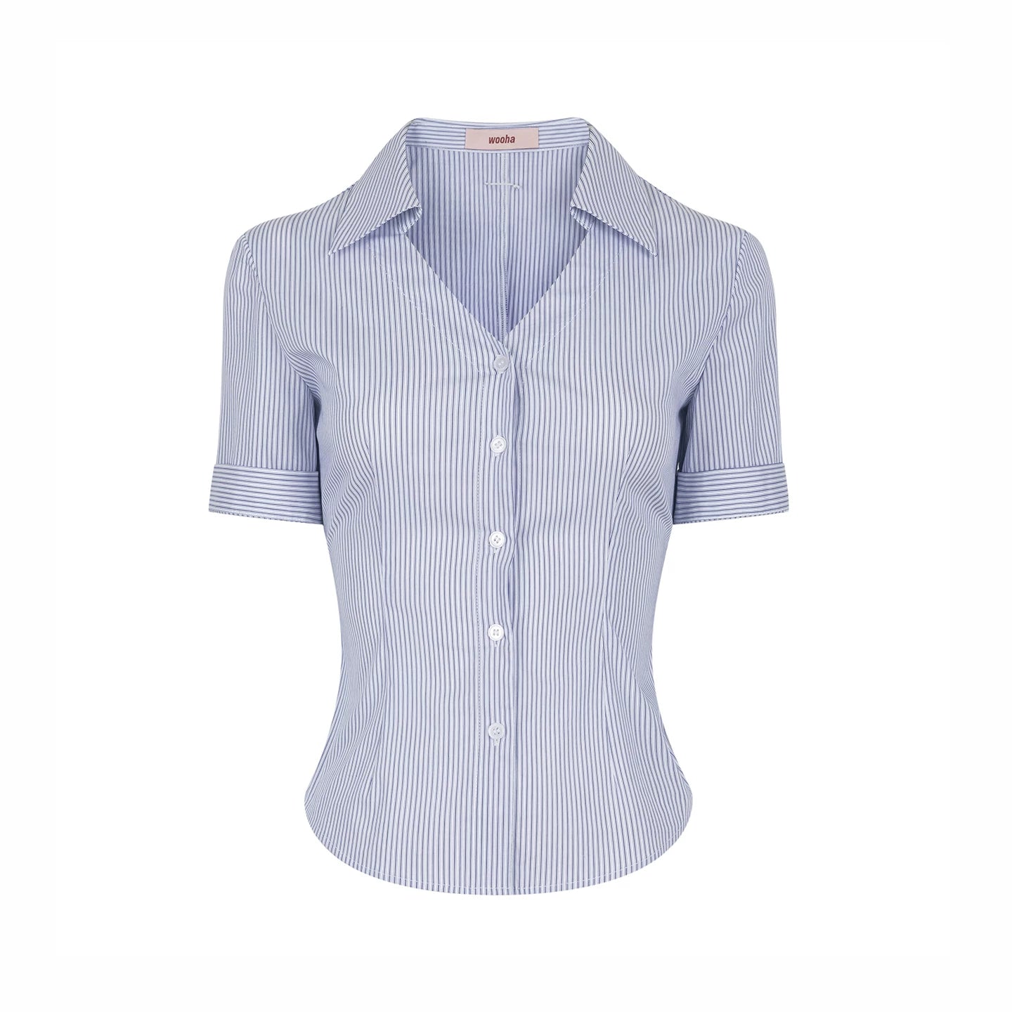 Summer Striped Slim Blouse