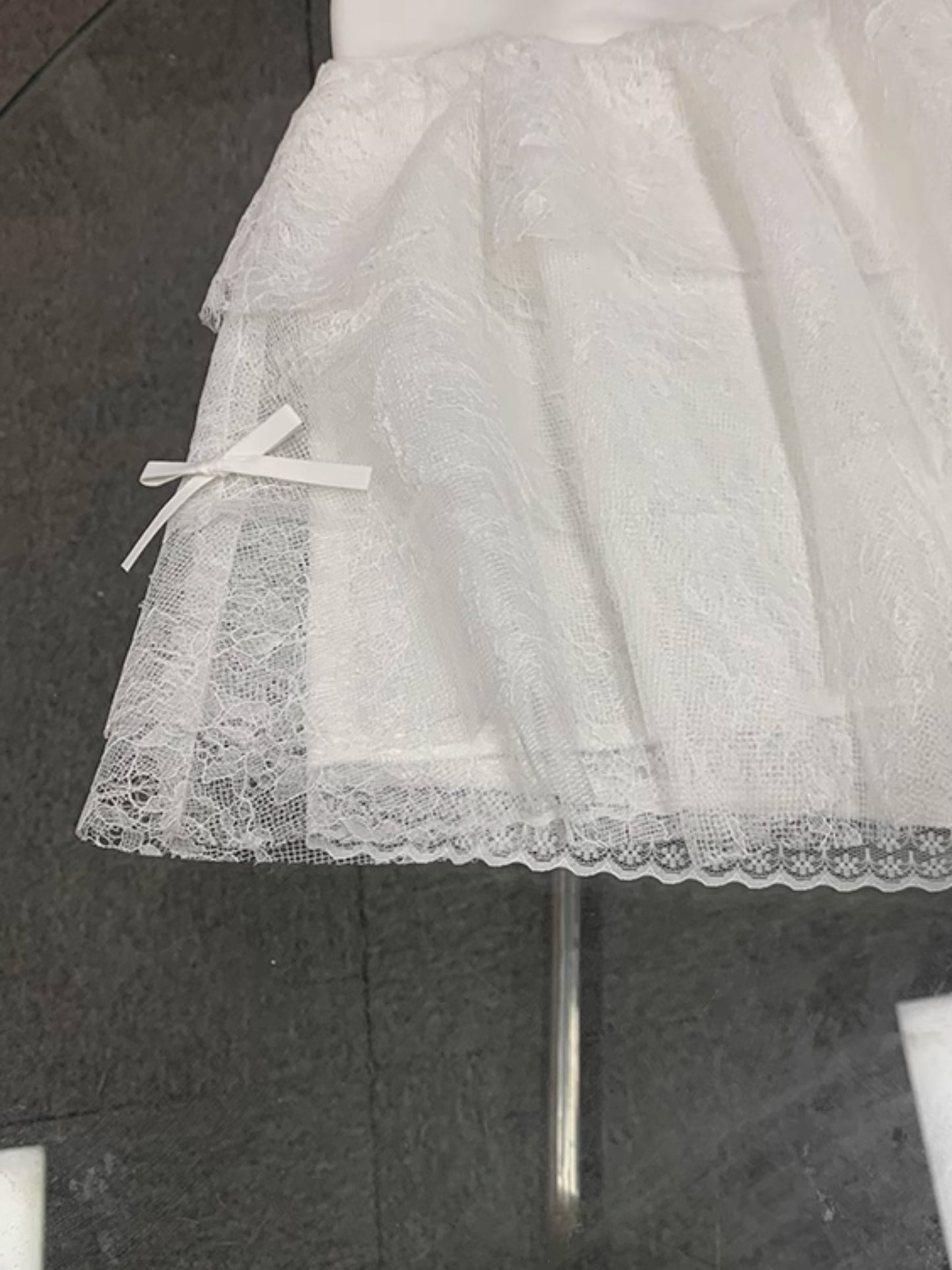 Lace cake skirt