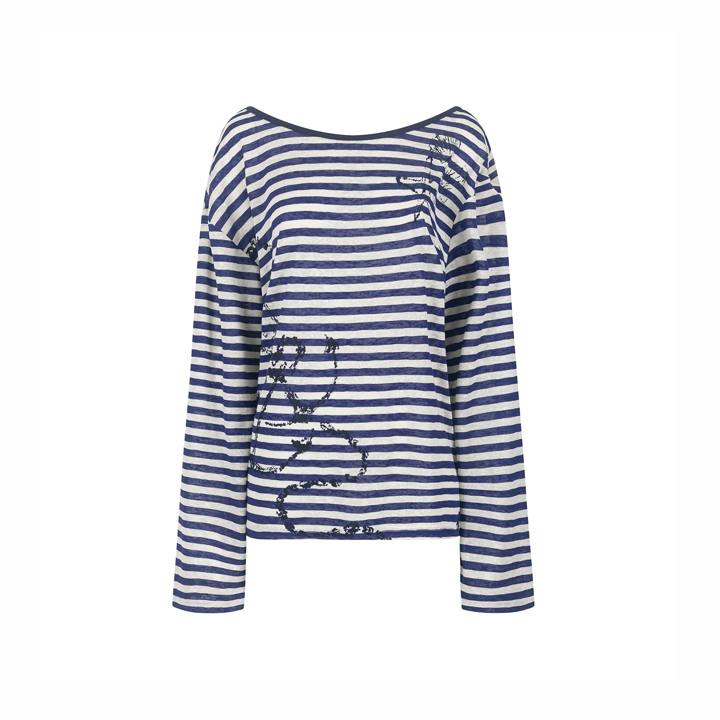 Versatile Striped Cover-Up Top