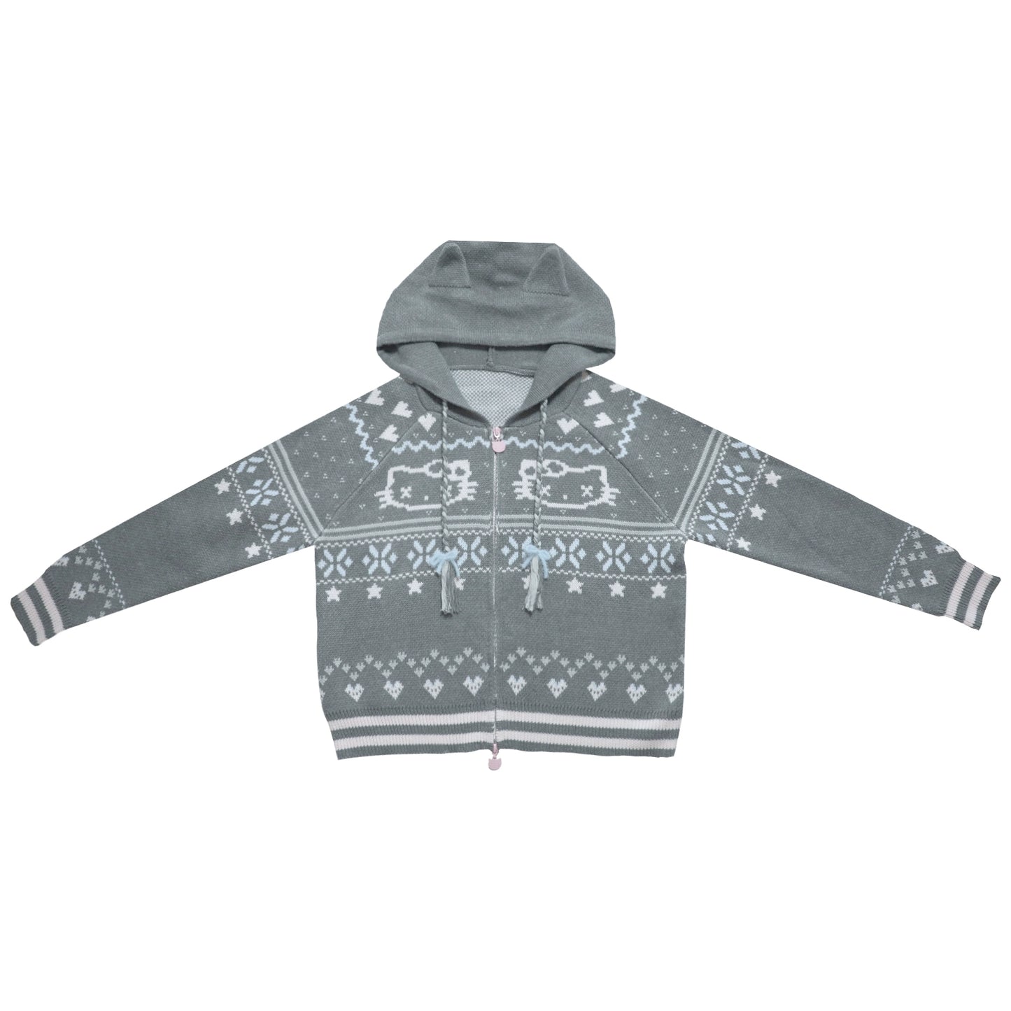 Ghost Ancient Cat Ear Hooded Jacket