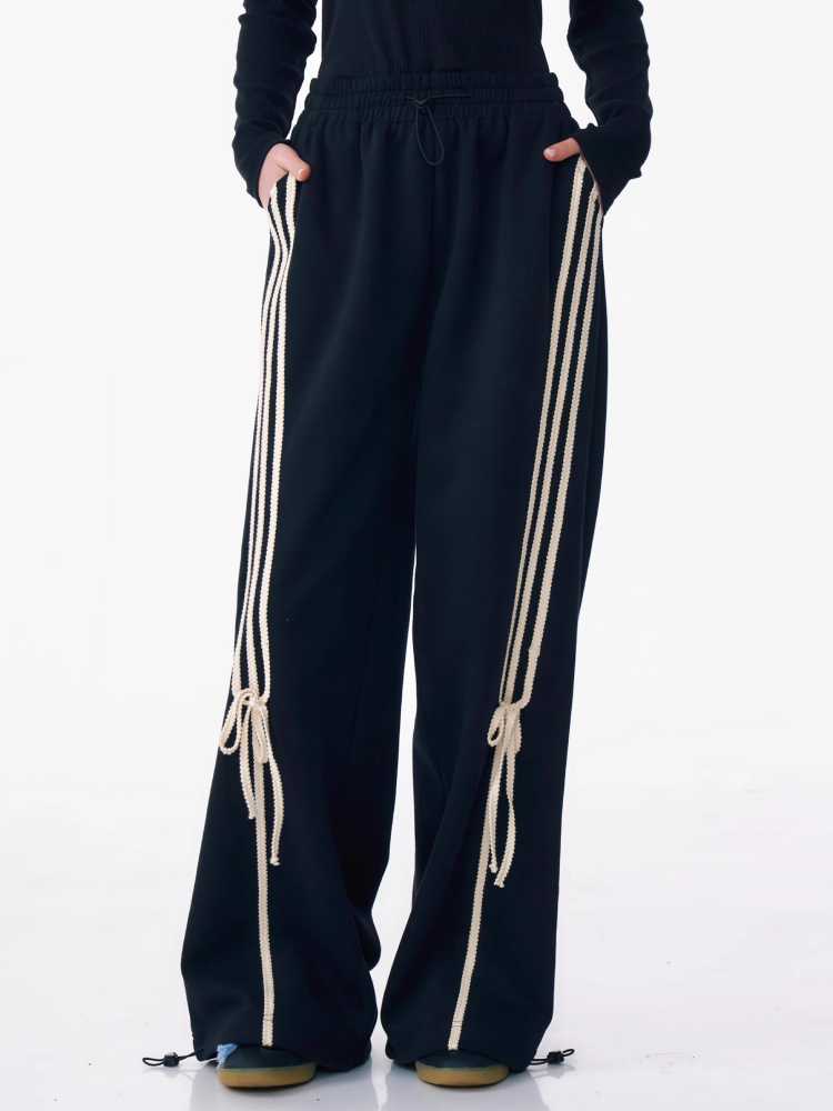 Straight wide leg casual sweatpants