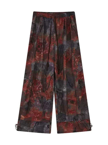 Casual loose printed pants