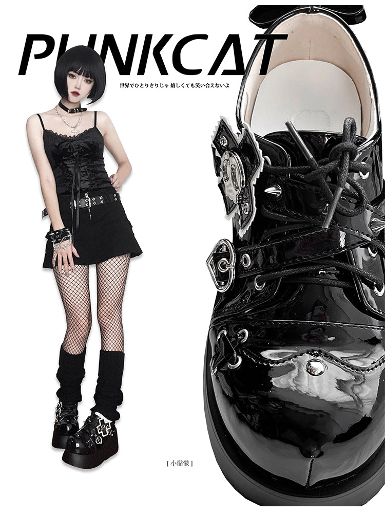 Hot girl original punk style platform shoes