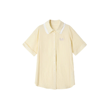 Lace Trimmed Short Ensemble Set-Up