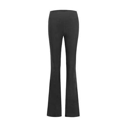 Folded Waist Slim Yoga Slacks
