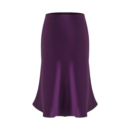 Dark Purple French Skirt