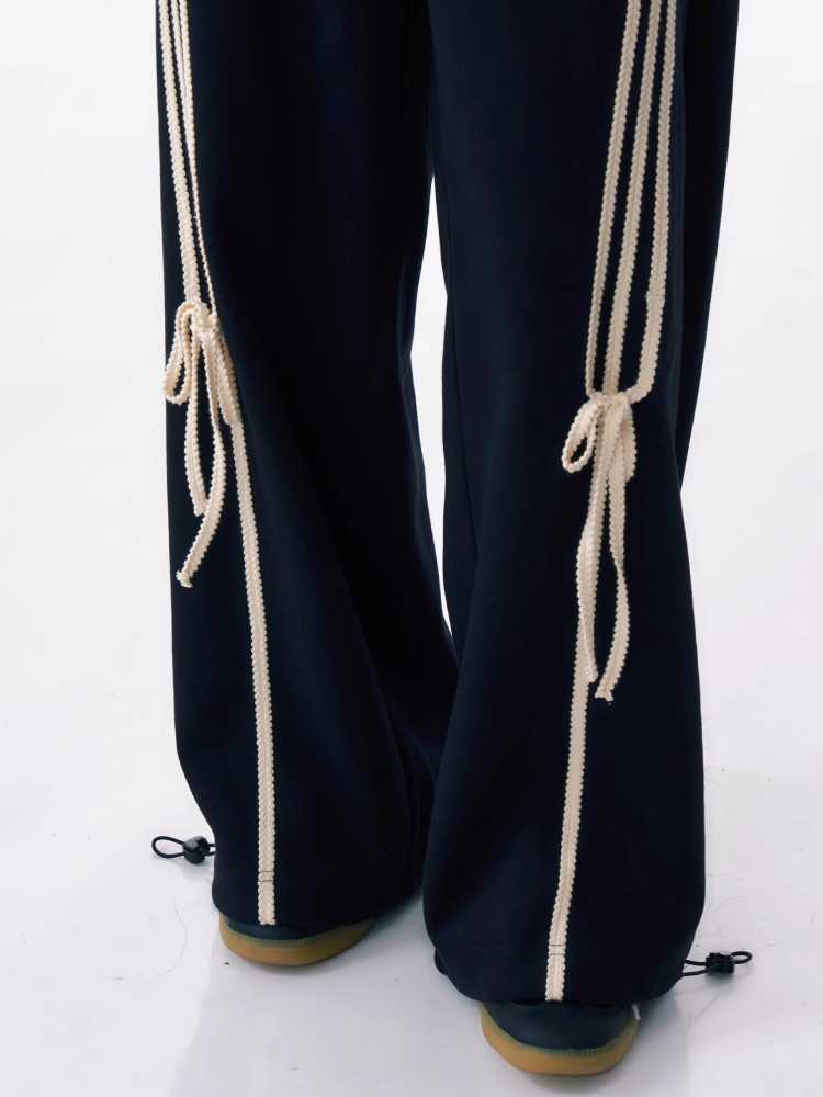 Straight wide leg casual sweatpants