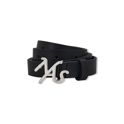 High-Line Logo Leather Belt