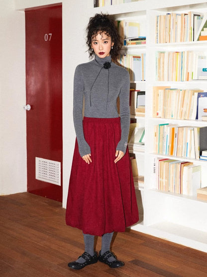 Turtleneck wool knit