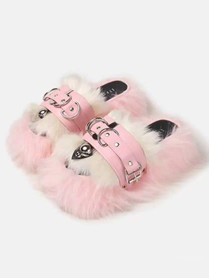 Hot girl platform slippers