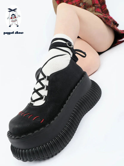 Mary Jane platform shoes