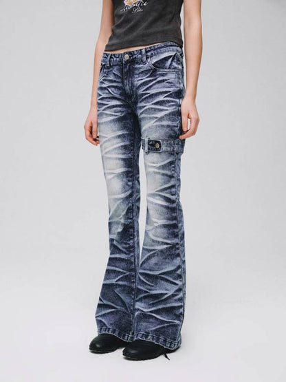 Stretch bootcut jeans