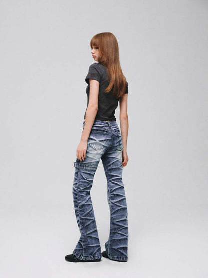 Stretch bootcut jeans