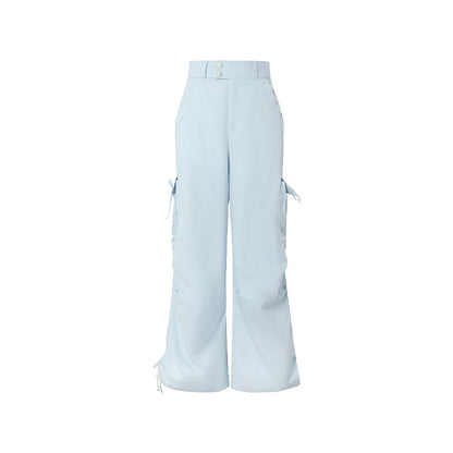 Wide-Leg Work Pants