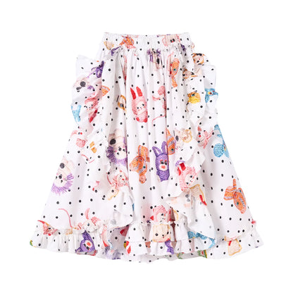 Polka Dot Lace Tutu Skirt
