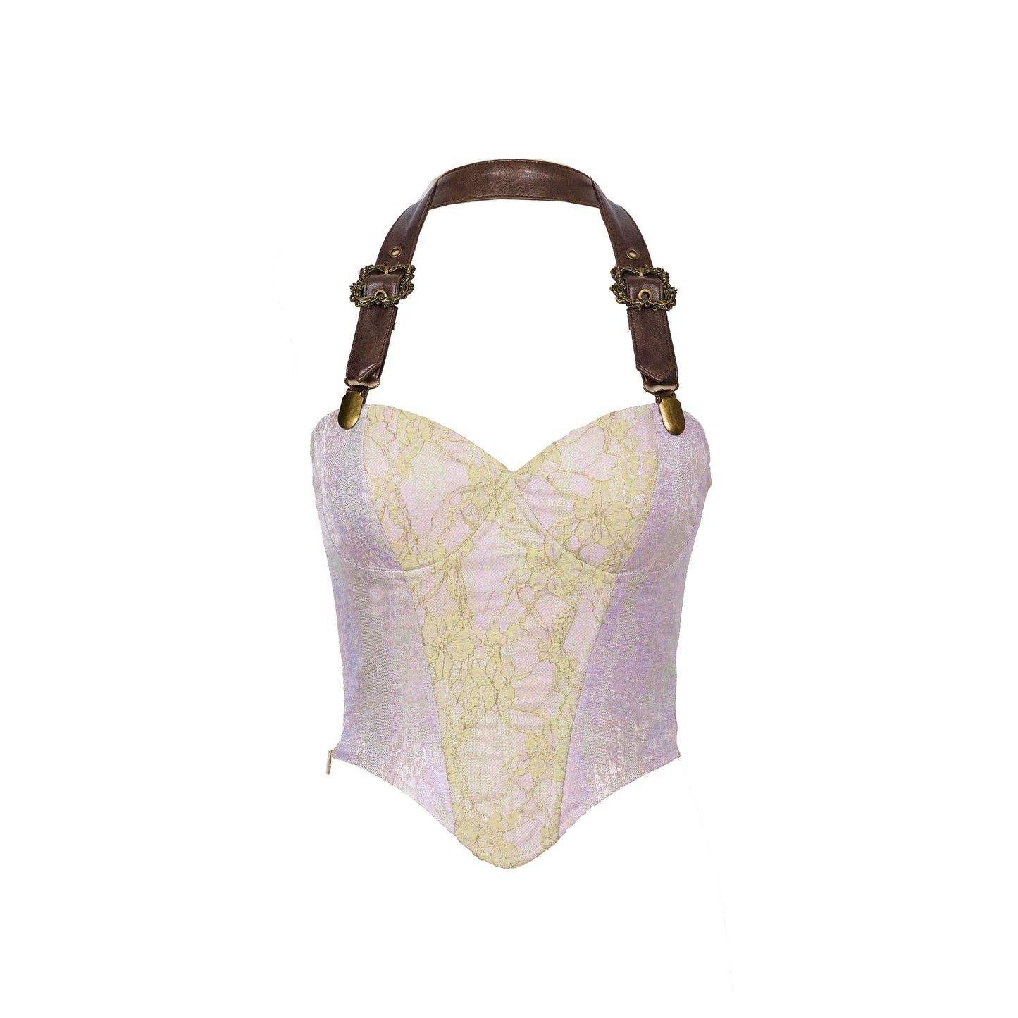 Sylvian Lace-Up Corset Top