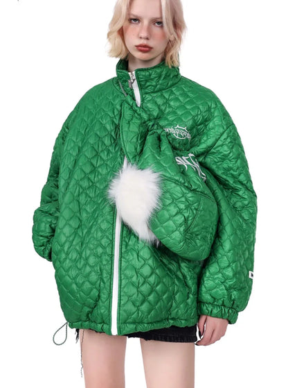 Fox Fur Loose Genderless Cotton Jacket