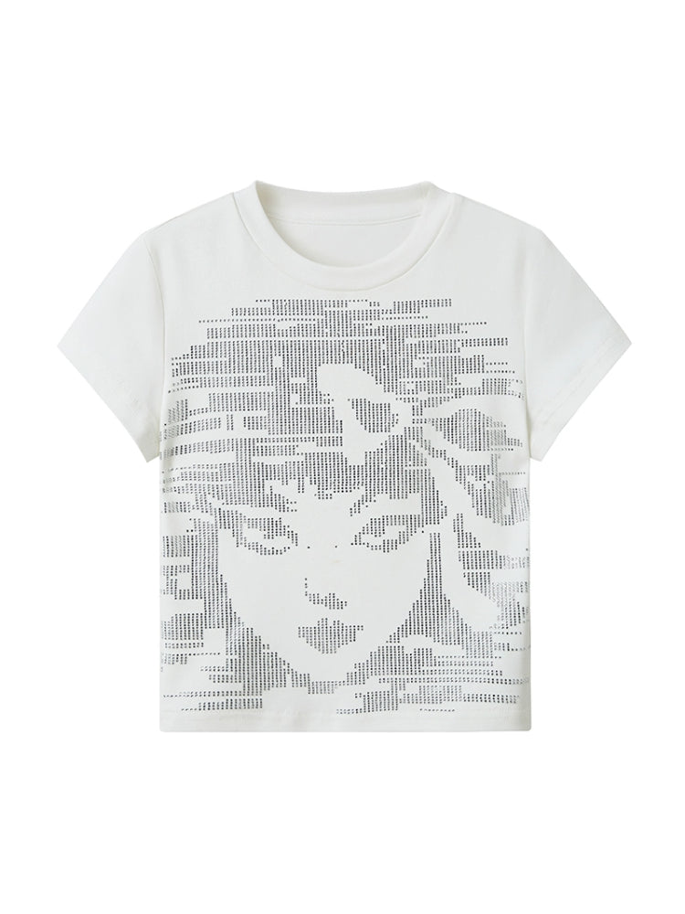 Slim face t-shirt