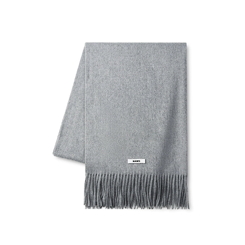 Classic Fringe Wool Shawl