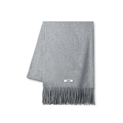 Classic Fringe Wool Shawl