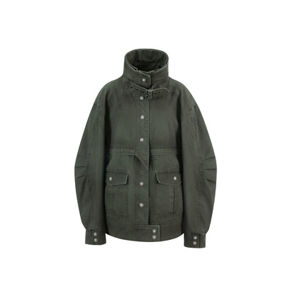 Detachable Two-Way Cargo Cotton Coat