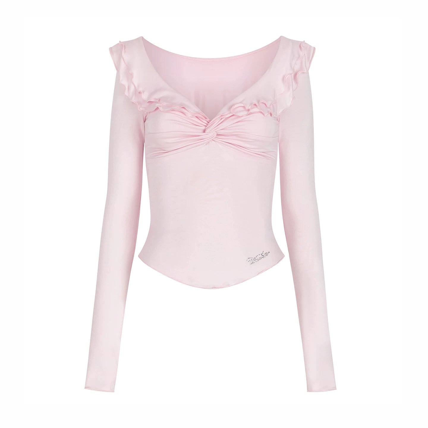 Ruffled One-Shoulder Top