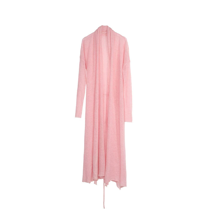 Pink Mohair Cardigan
