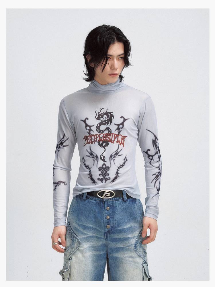 Slim long sleeve T-shirt