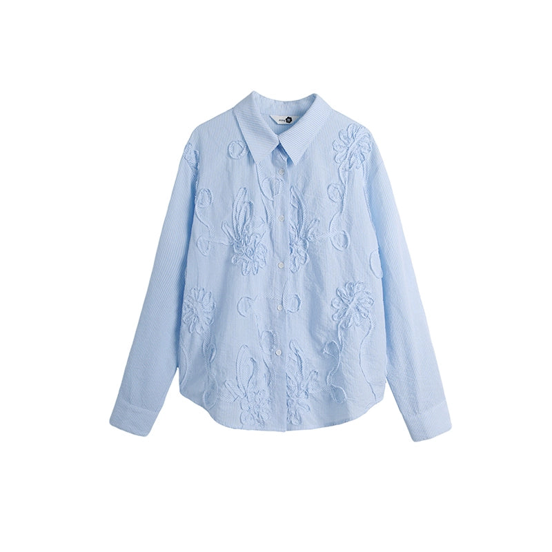 Flower Vine Long Sleeve Shirt Set-Up