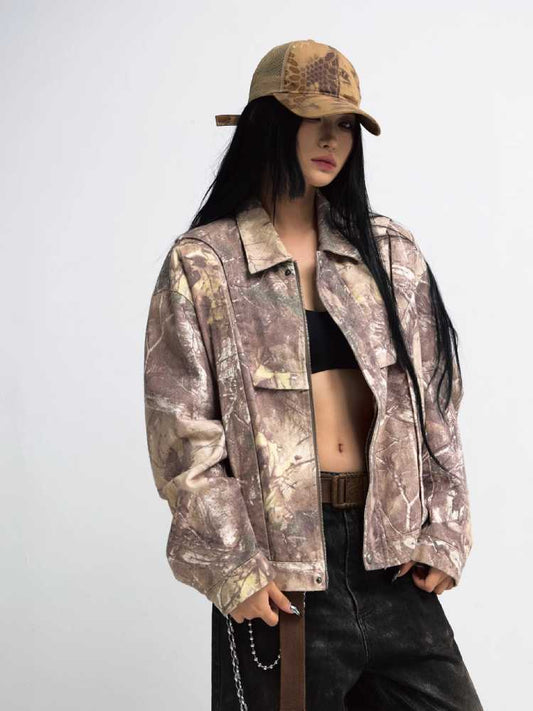 Camouflage work jacket