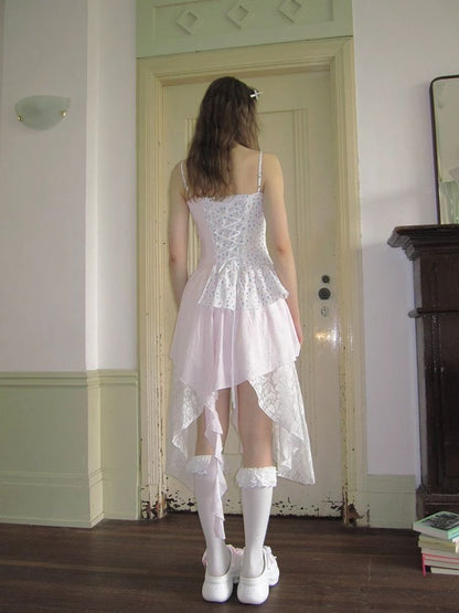 Angel suspender dress